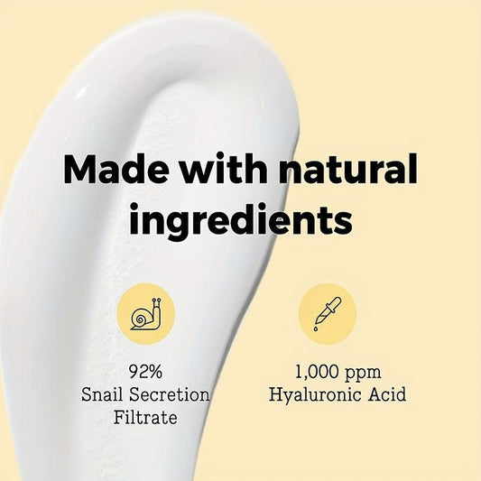 Snail Mucin Moisturizer 1.7 Oz Gel Cream for Dry & Sensitive Skin