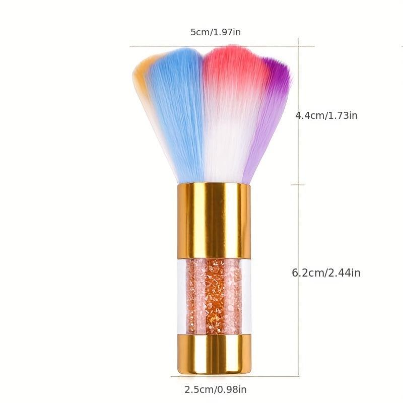 Colorful Acrylic Dust Brush Nail Paint Gel Dust Cleaning Brushes
