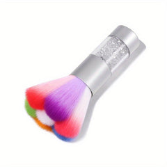 Colorful Acrylic Dust Brush Nail Paint Gel Dust Cleaning Brushes