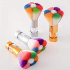 Colorful Acrylic Dust Brush Nail Paint Gel Dust Cleaning Brushes