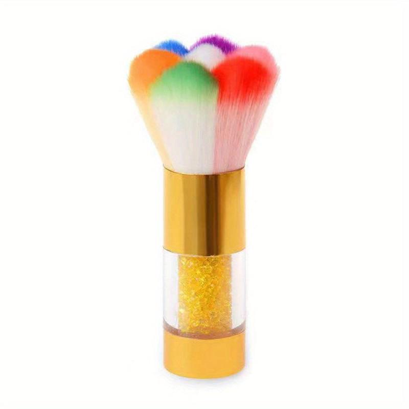 Colorful Acrylic Dust Brush Nail Paint Gel Dust Cleaning Brushes