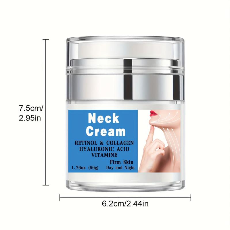 Retinol Neck Cream Collagen Hyaluronic Acid Vitamin E Wrinkle Smoothing