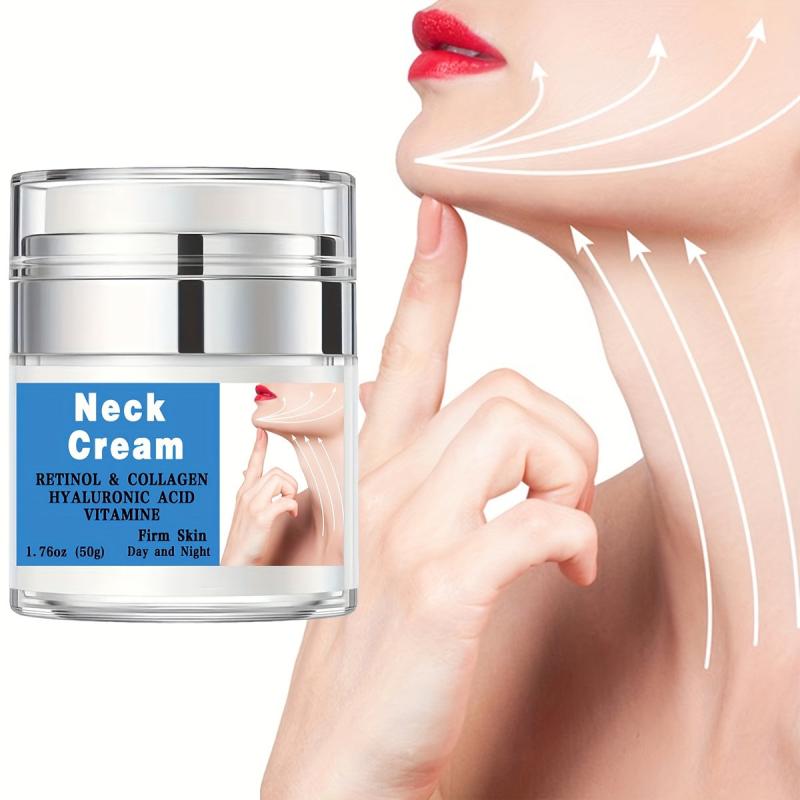 Retinol Neck Cream Collagen Hyaluronic Acid Vitamin E Wrinkle Smoothing