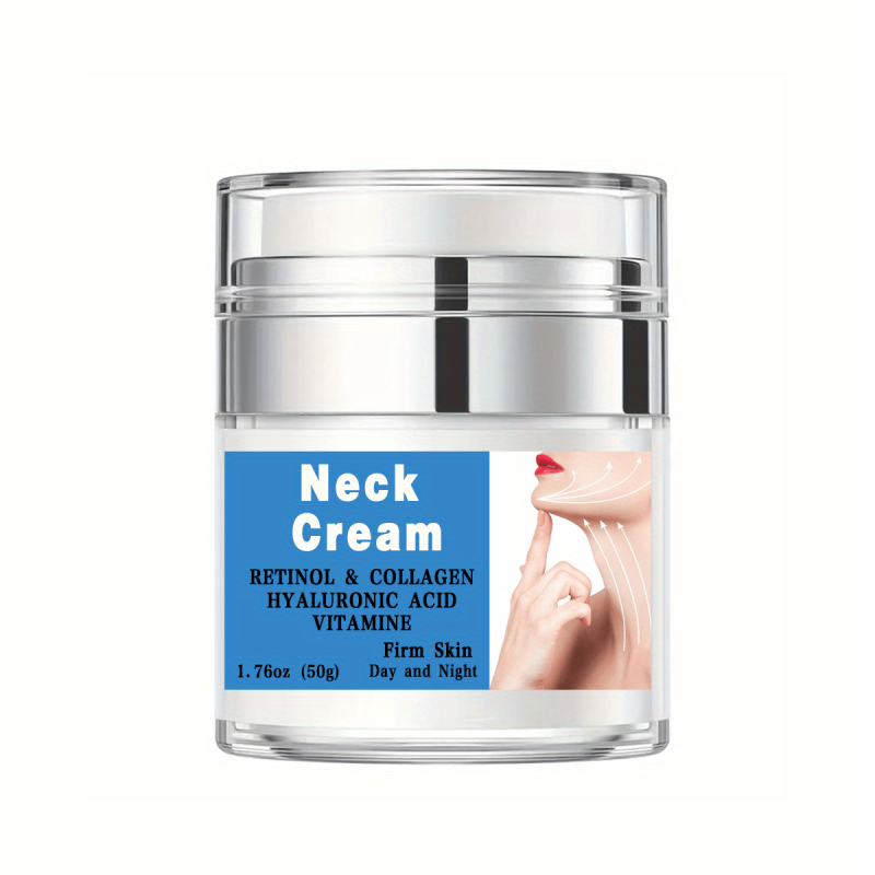 Retinol Neck Cream Collagen Hyaluronic Acid Vitamin E Wrinkle Smoothing
