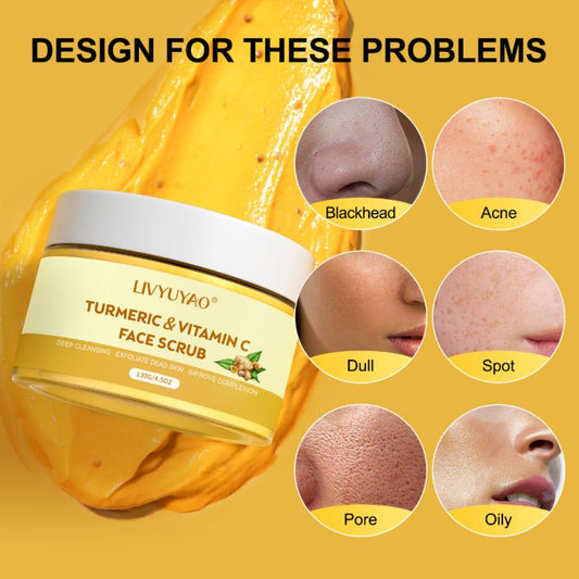 Vitamin C Turmeric Facial Cleansing Scrub
