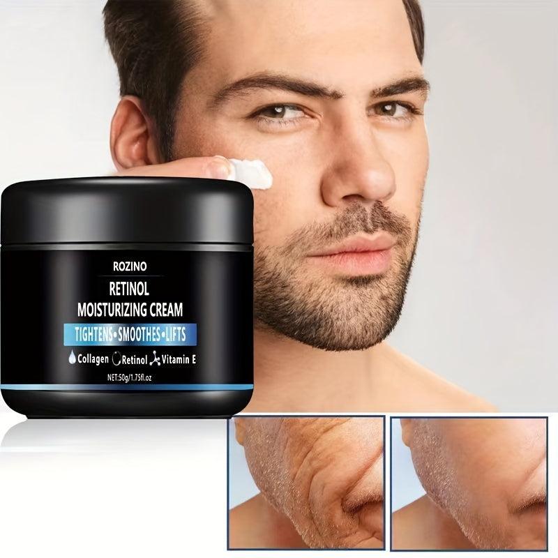 Men's Anti-Aging Retinol Cream for Wrinkle Reduction & Skin Vitality