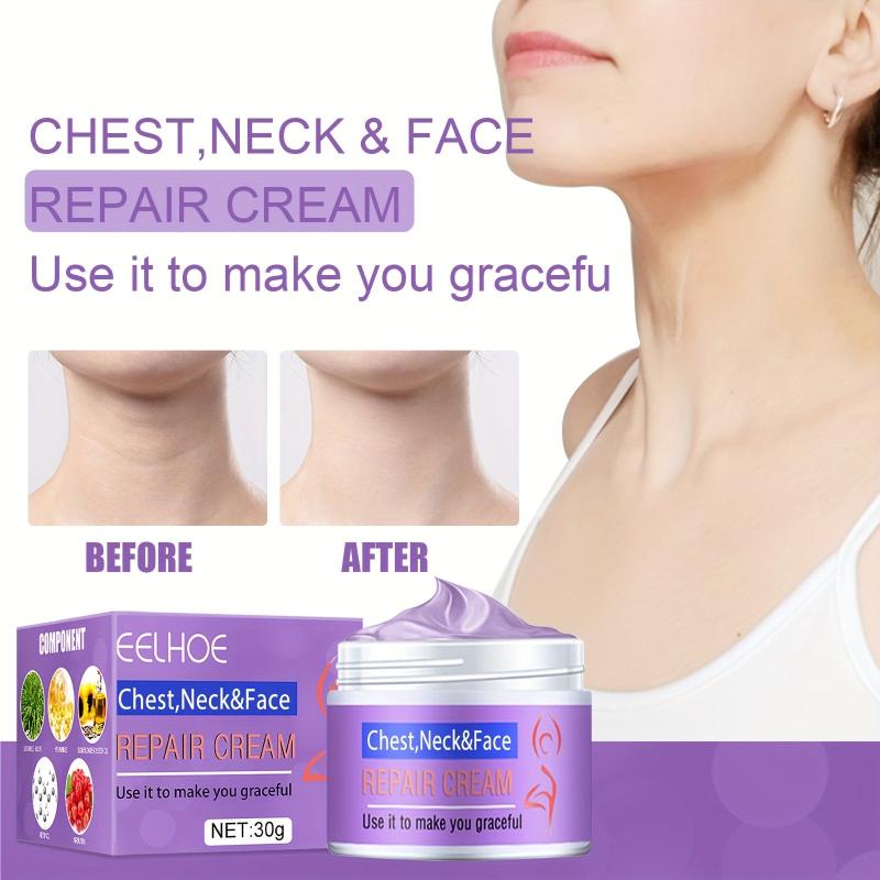 Neck Firming Cream - Tightens Sagging Skin, Repairs Wrinkles, Non-Irritating