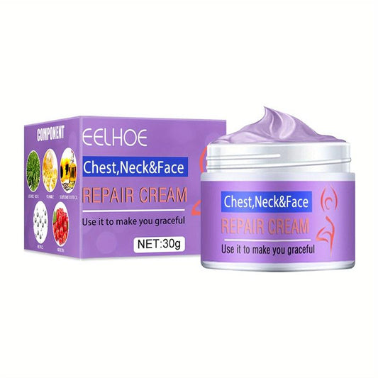 Neck Firming Cream - Tightens Sagging Skin, Repairs Wrinkles, Non-Irritating