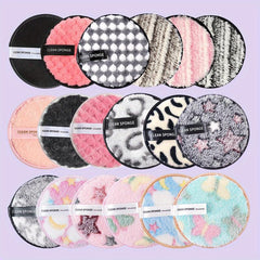 18pcs Makeup Remover Puff Beauty Care Tool Makeup Removal Powder Puff