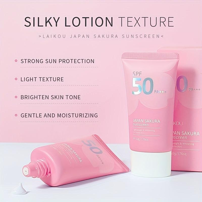 Sakura Sunscreen 50g Hydrating Moisturizer Radiant SPF50