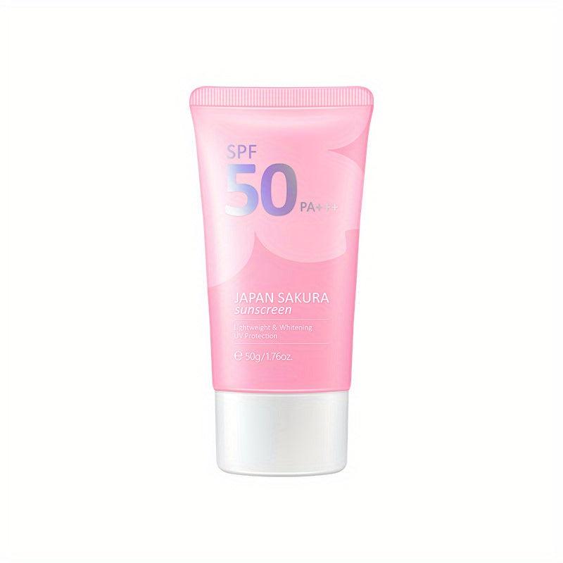 Sakura Sunscreen 50g Hydrating Moisturizer Radiant SPF50