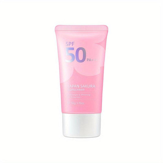 Sakura Sunscreen 50g Hydrating Moisturizer Radiant SPF50