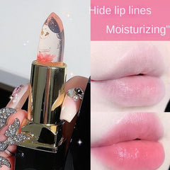Temperature Changing Lip Balm Flower Petal Lipstick