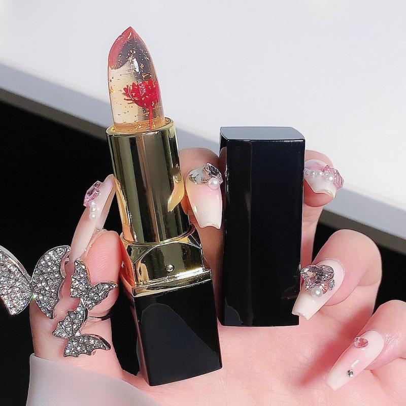 Temperature Changing Lip Balm Flower Petal Lipstick