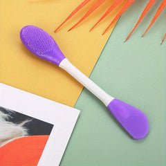 Dual Head Silicone Face Mask Brushes 2-in-1 Beauty Skin Care Tool