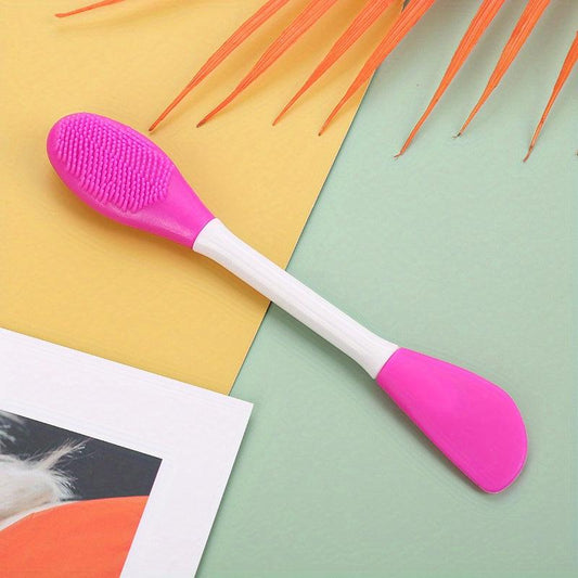 Dual Head Silicone Face Mask Brushes 2-in-1 Beauty Skin Care Tool