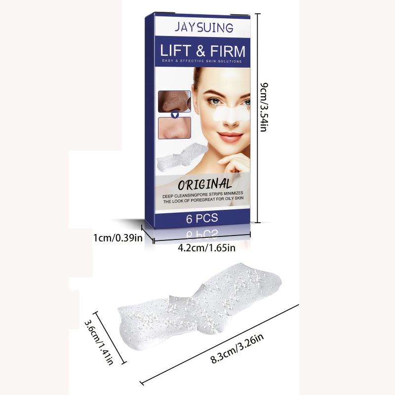 6pcs Deep Cleaning Pore Stickers Blackhead Removal Patch