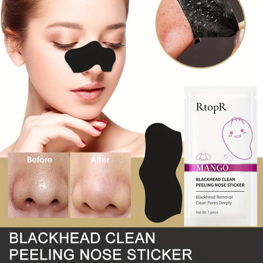10pcs Mango Blackhead Cleansing Nasal Masks - Deep Cleansing Pimples