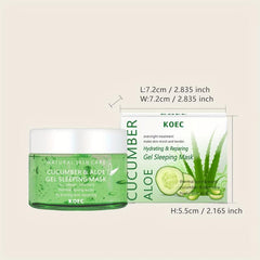 Cucumber Aloe Gel Sleeping Mask for Daily Care