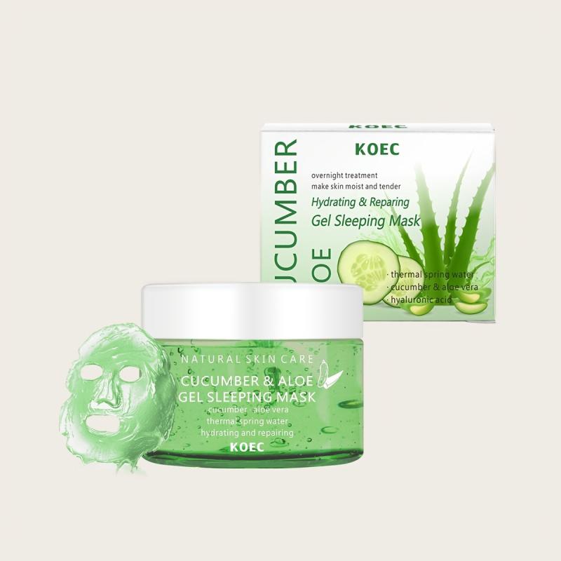 Cucumber Aloe Gel Sleeping Mask for Daily Care