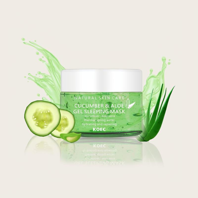 Cucumber Aloe Gel Sleeping Mask for Daily Care