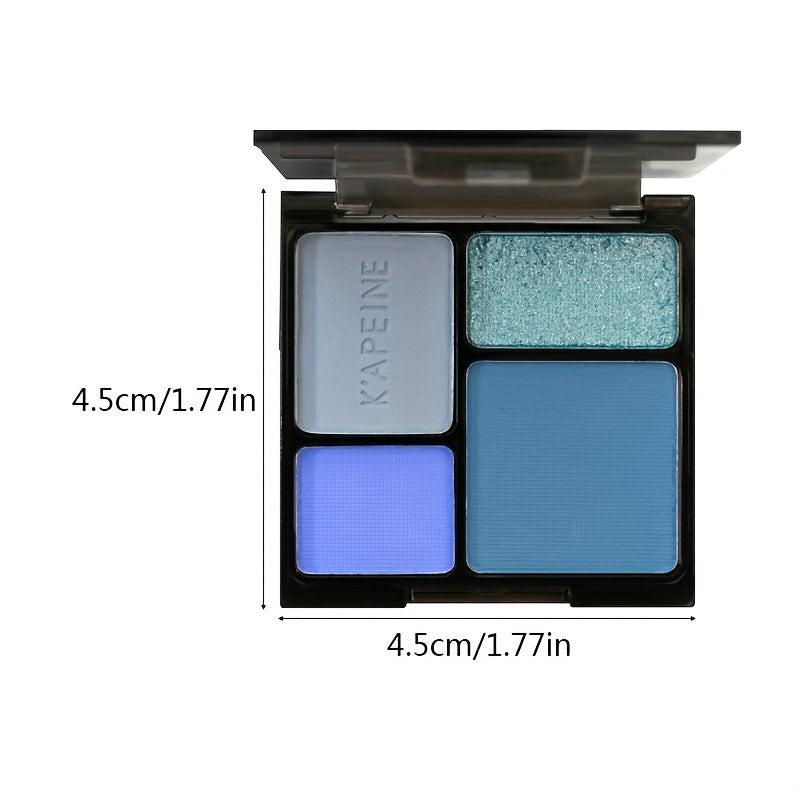 Shimmer Glitter Eyeshadow Palette Cold Tone Matte Pearly Eye Makeup