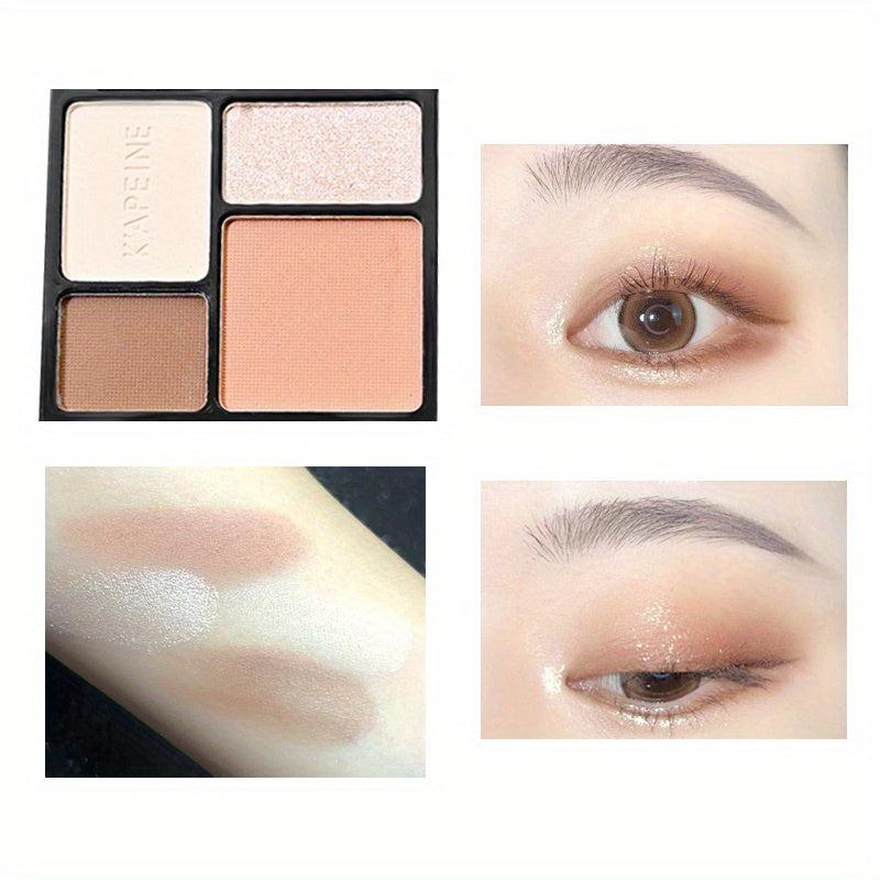 Shimmer Glitter Eyeshadow Palette Cold Tone Matte Pearly Eye Makeup