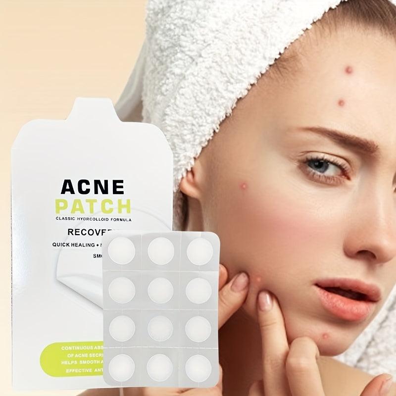 Hydrocolloid Acne Pimple Patches 12 Patches 12mm