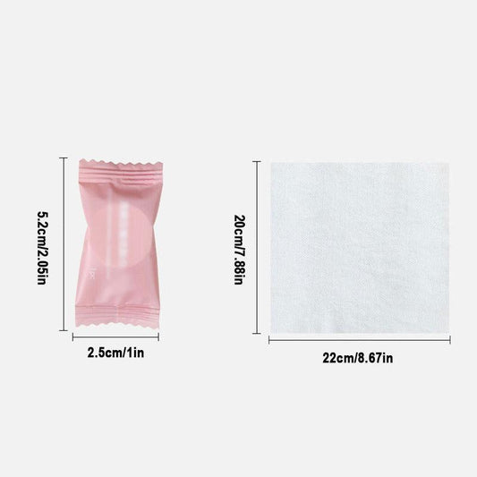 Disposable Towel 100pcs Portable Non-woven Travel Face Towel Wet Tissue