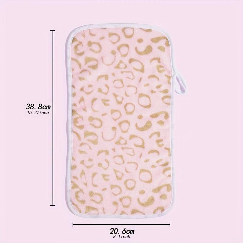 2 Pack Leopard Printed Makeup Remover Towel for All Skin Types