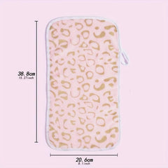 2 Pack Leopard Printed Makeup Remover Towel for All Skin Types