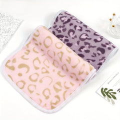 2 Pack Leopard Printed Makeup Remover Towel for All Skin Types