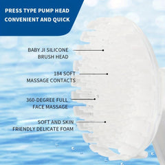 Amino Acid Facial Cleanser with Massage Head for Sensitive Skin