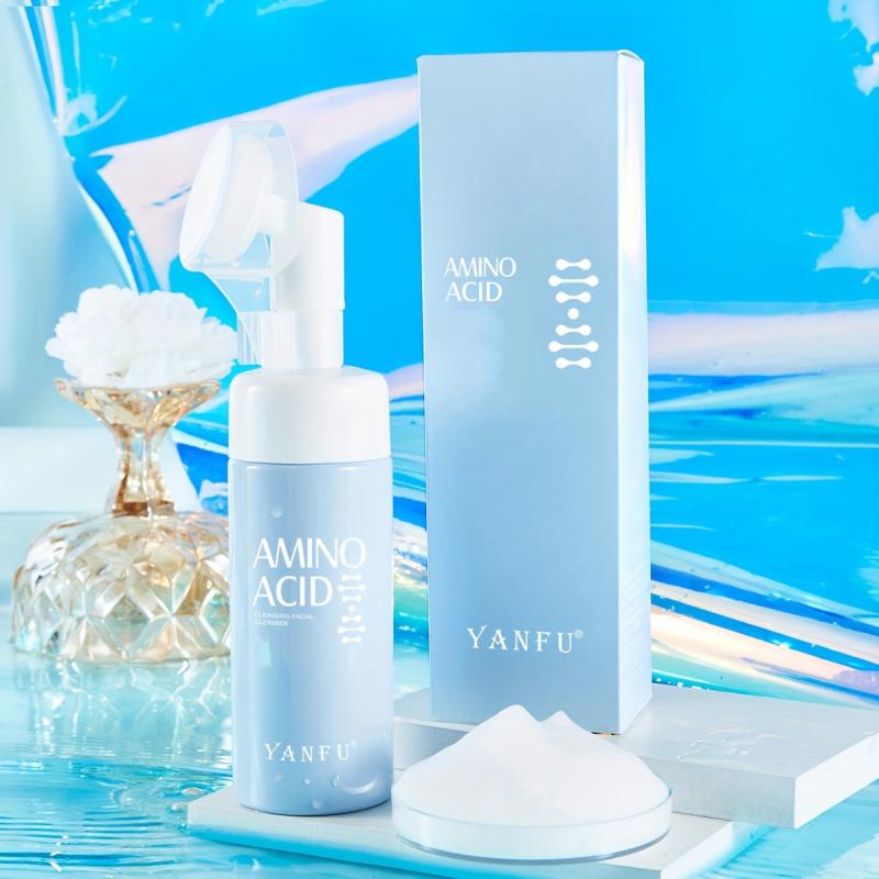 Amino Acid Facial Cleanser with Massage Head for Sensitive Skin