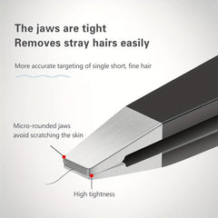 4-Piece Tweezers Set Professional Precision Alloy Tweezers