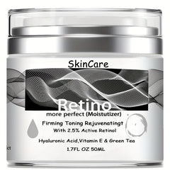 Retinol Cream with Hyaluronic Acid Face Moisturizer 1.7 oz