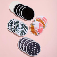 16pcs Reusable Makeup Remover Pads Soft and Gentle on Skin