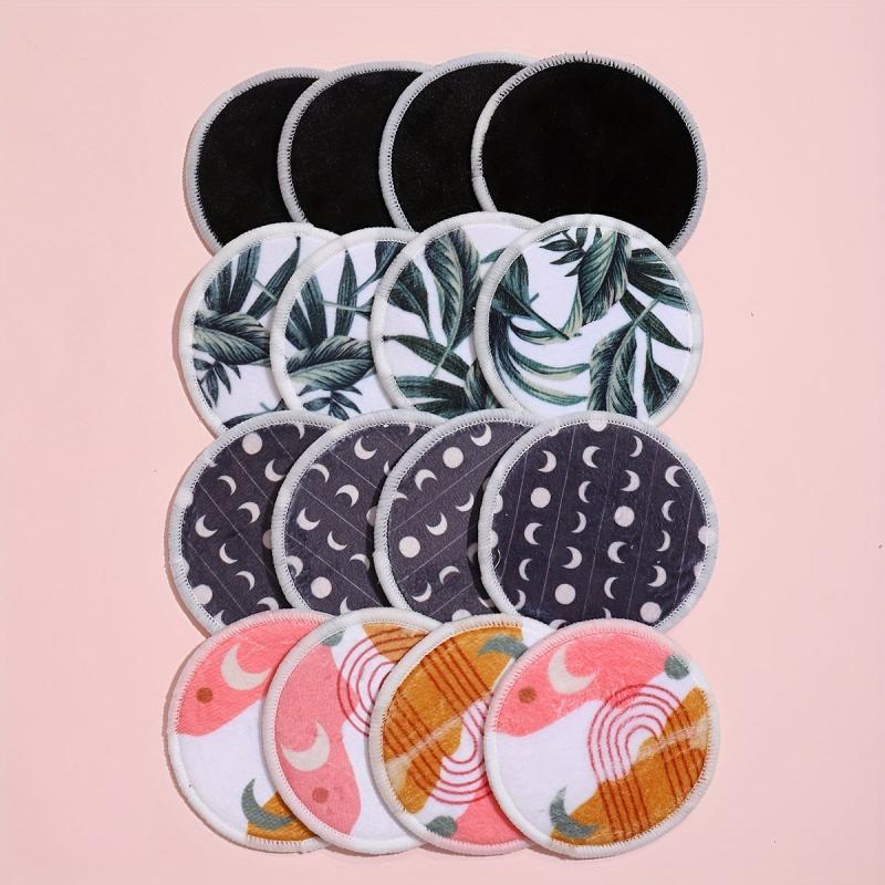 16pcs Reusable Makeup Remover Pads Soft and Gentle on Skin