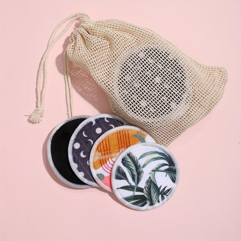 16pcs Reusable Makeup Remover Pads Soft and Gentle on Skin