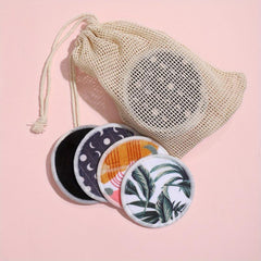 16pcs Reusable Makeup Remover Pads Soft and Gentle on Skin