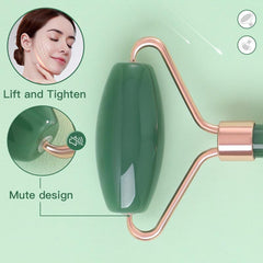 Facial Jade Roller Massager Package Scraper Beauty Tool