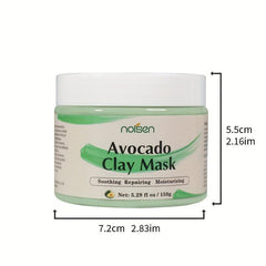 Avocado Skin Care Detox Face Mud Mask Vegan
