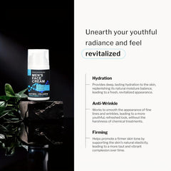 30ml Men's Face Cream & Night Moisturizer Anti-Aging Wrinkle Skin Care