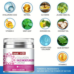 Collagen Retinol Moisturizer Hyaluronic Acid Fading Fine Lines Wrinkles Melasma