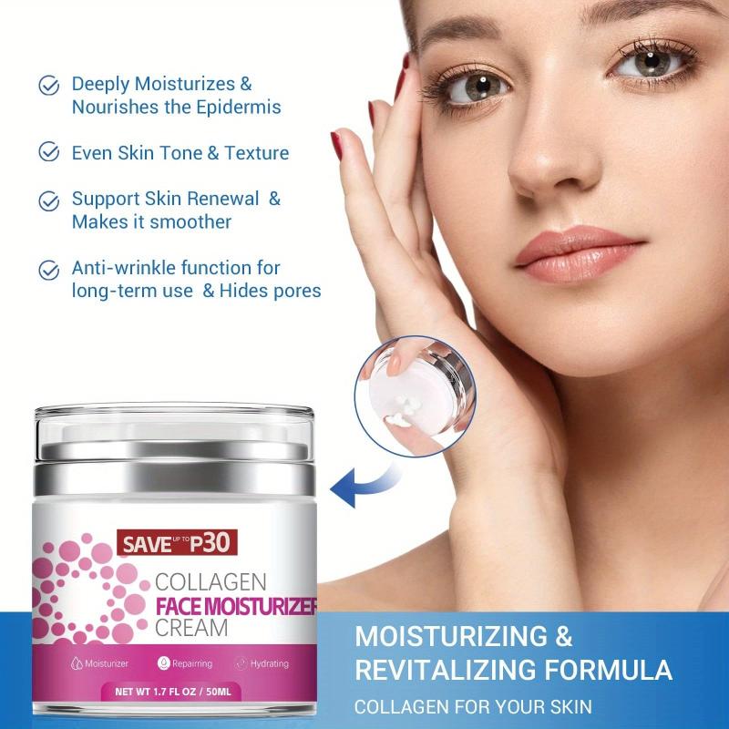 Collagen Retinol Moisturizer Hyaluronic Acid Fading Fine Lines Wrinkles Melasma