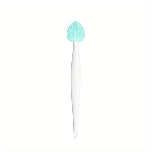 Heart Shaped Nose Scrub Brush Double Sided Silicone Exfoliating Nose Brush