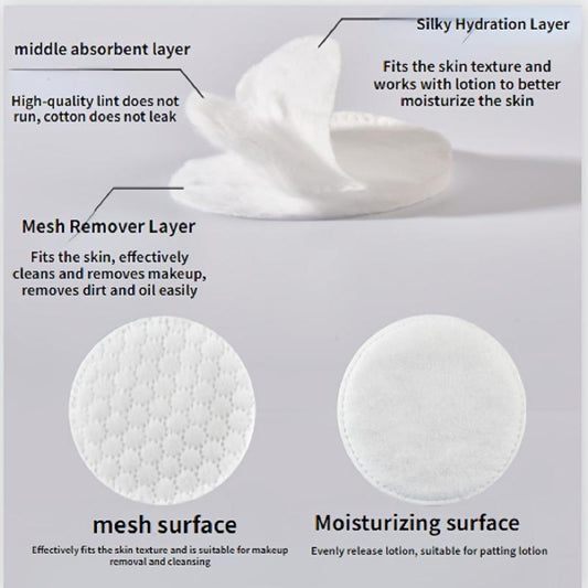 Gentle Makeup Remover & Cleansing Wipes, Hypoalljsonenic Rounds