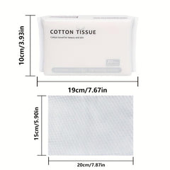 50pcs Disposable Face Towel Thickened Soft Towel Wet & Dry Cotton Soft Towel