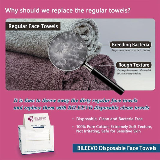 Clean Skin Club Biobased Disposable Face Towel 36 Pcs