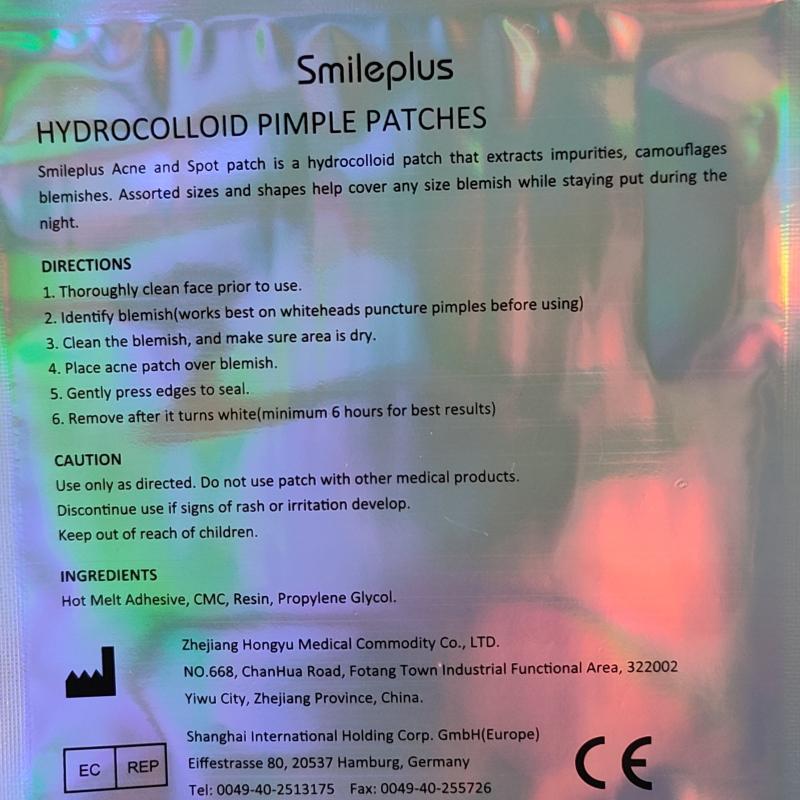 36pcs Hydrocolloid Acne Pimple Patches Fashionable Face Stickers
